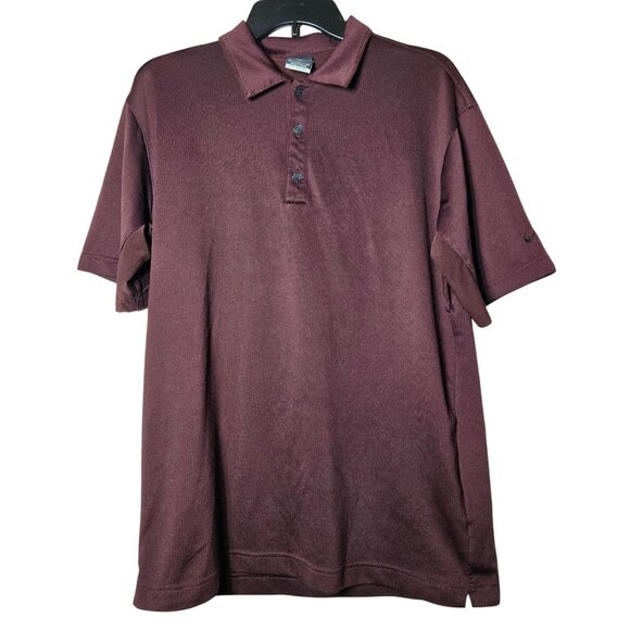 Nike Sphere Dry Mens Short Sleeve Golf Polo Size Large Active Shirt Outdoor - Picture 1 of 12
